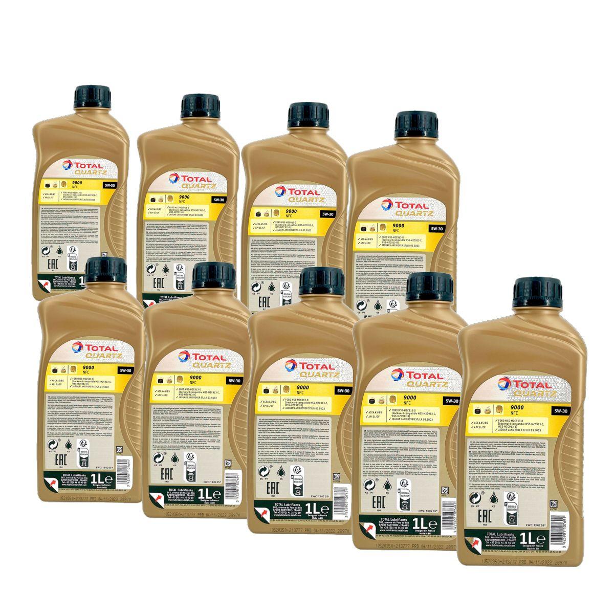 Total Quartz 9000 NFC 5W-30 9x1 Liter