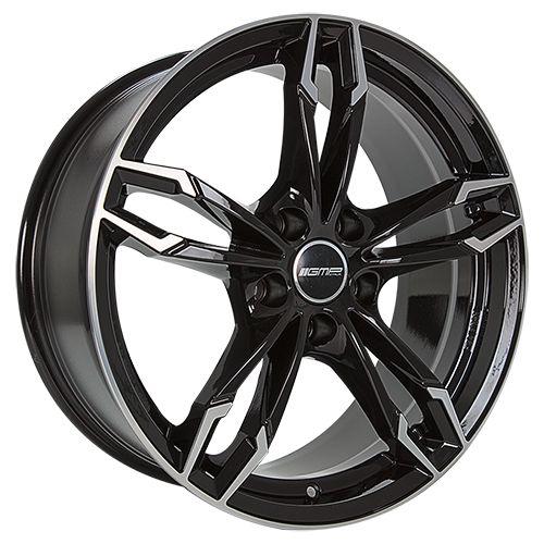 GMP DEA schwarz diamantgeschliffen 9.5Jx20 5x112 ET42