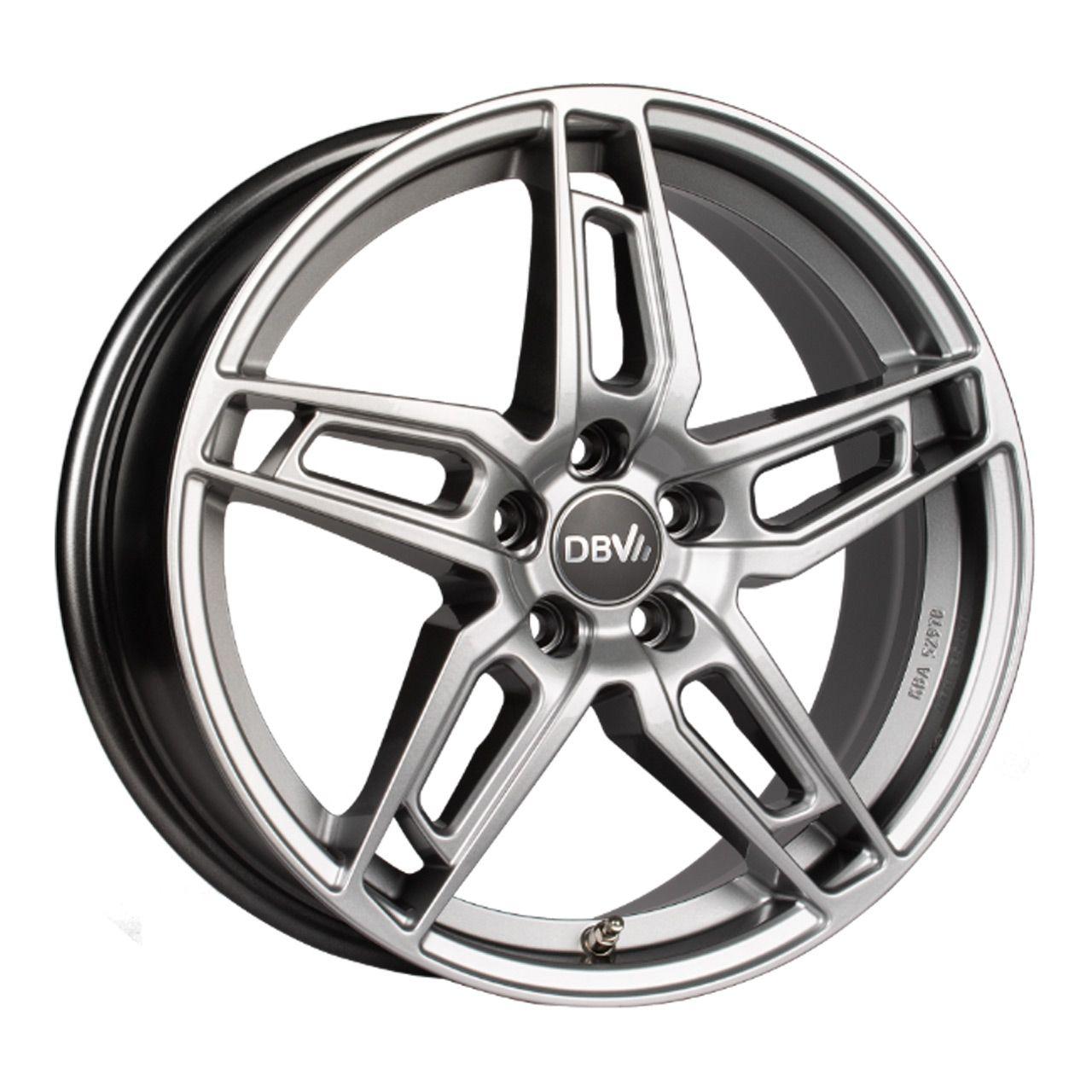 DBV 5DS 005 shadow silber 6.5Jx16 5x100 ET38