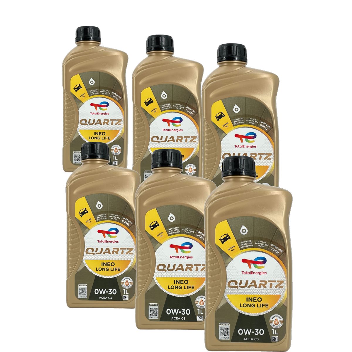 Total Quartz Ineo Long Life 0W-30 6x1 Liter