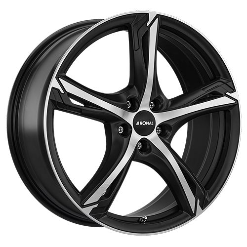 RONAL RONAL R62 jetblack-matt-frontkopiert 8.0Jx19 5x112 ET35