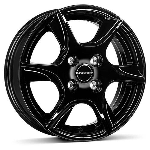 BORBET DESIGN TL schwarz glänzend 7.0Jx17 5x105 ET42