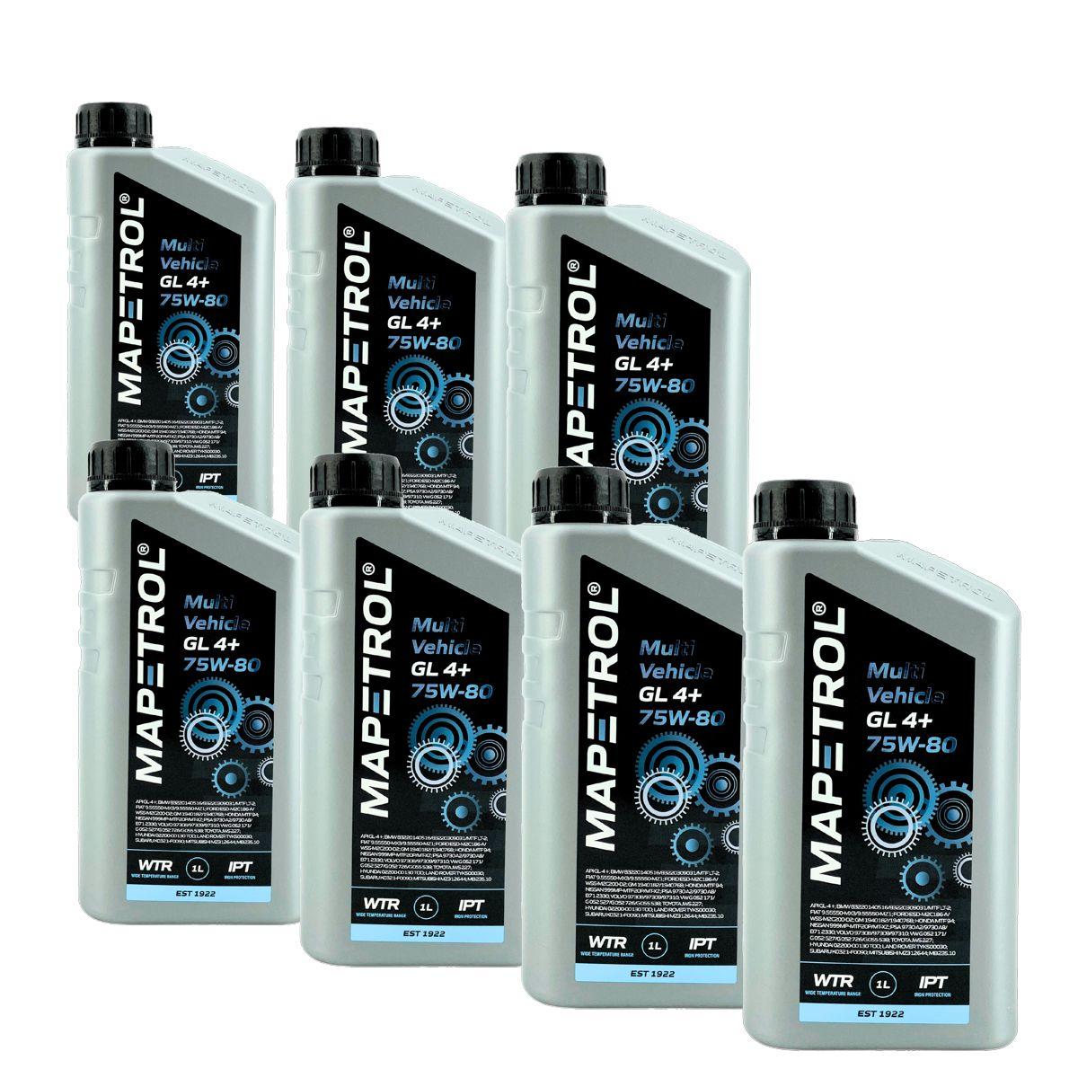 Mapetrol Multi Vehicle GL 4+ 75W-80 7x1 Liter