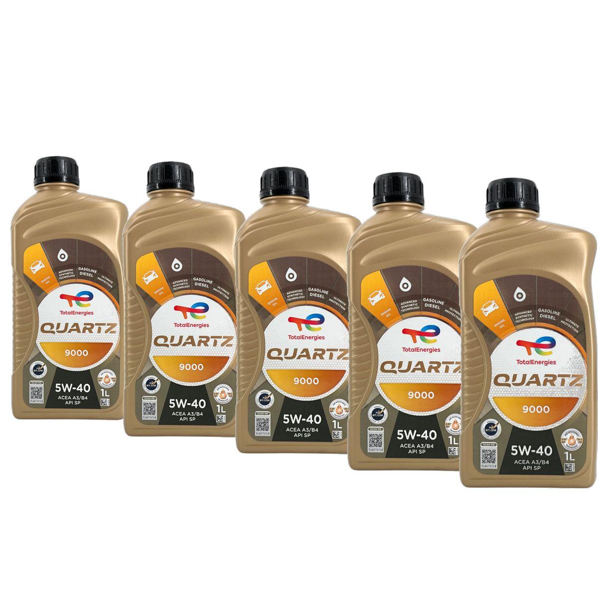 Total Quartz 9000 5W-40 5x1 Liter