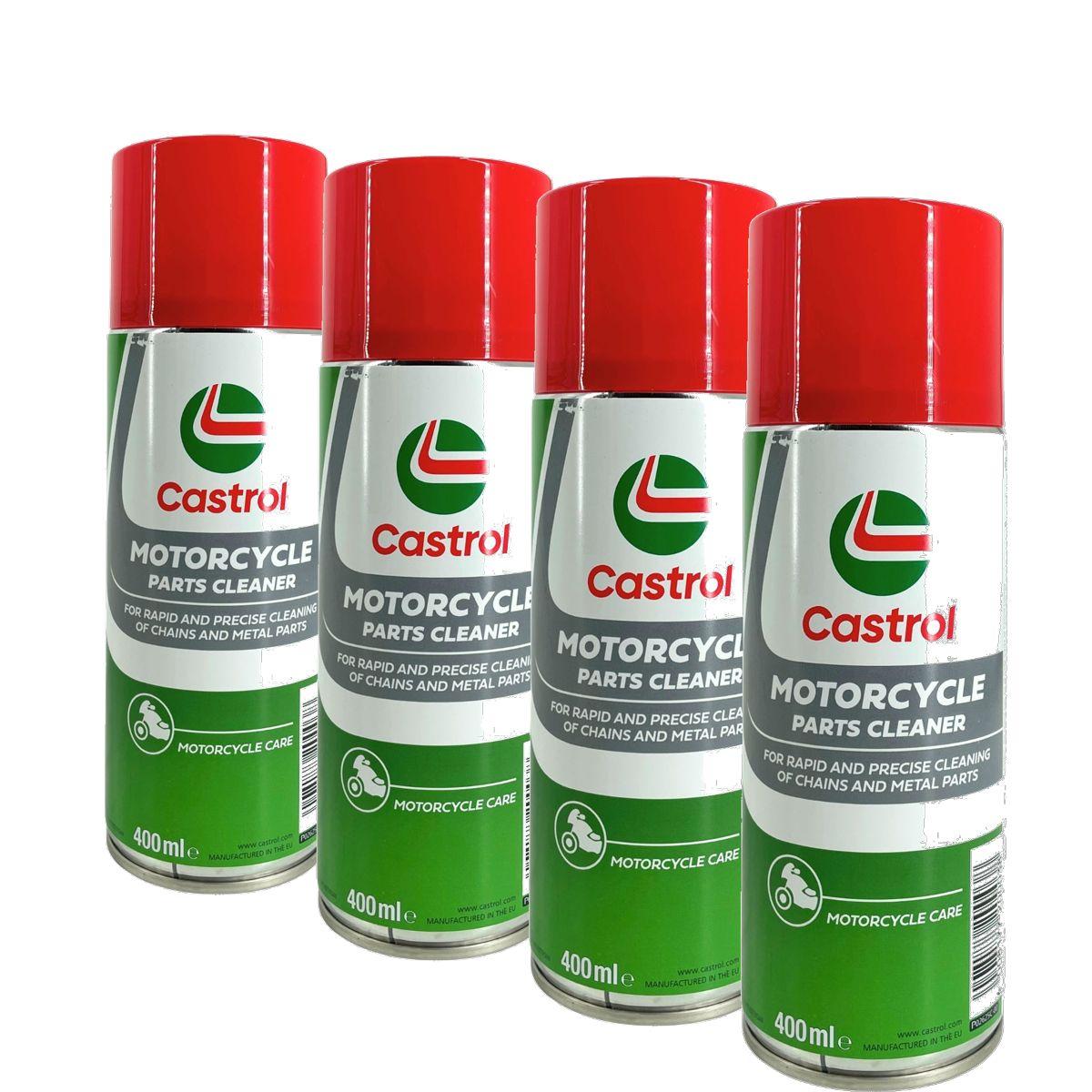 Castrol Motorcycle Parts Cleaner Teilereinigungsspray 4x400 ML