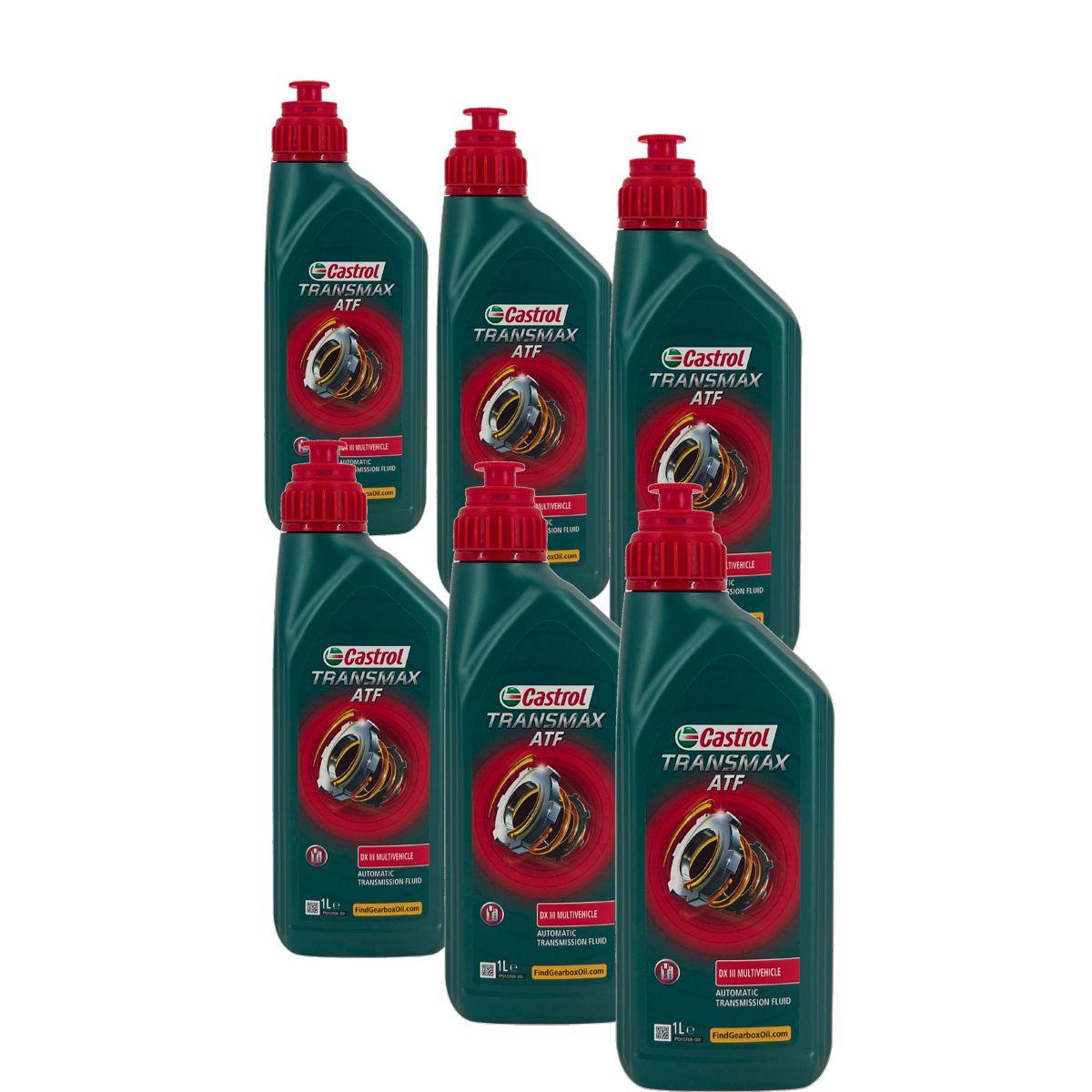 Castrol Transmax ATF DX III Multivehicle 6x1 Liter