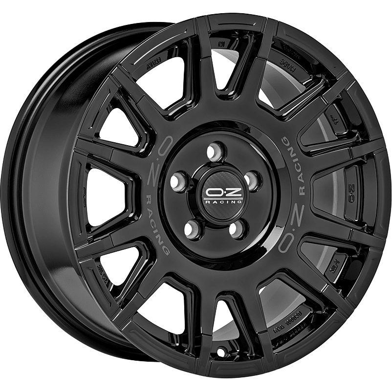 OZ RALLY LEGEND gloss black + dark lettering 8.0Jx17 5x112 ET35