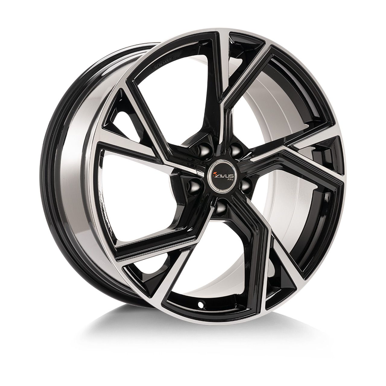 AVUS RACING AF20 black polished 9.5Jx21 5x112 ET20