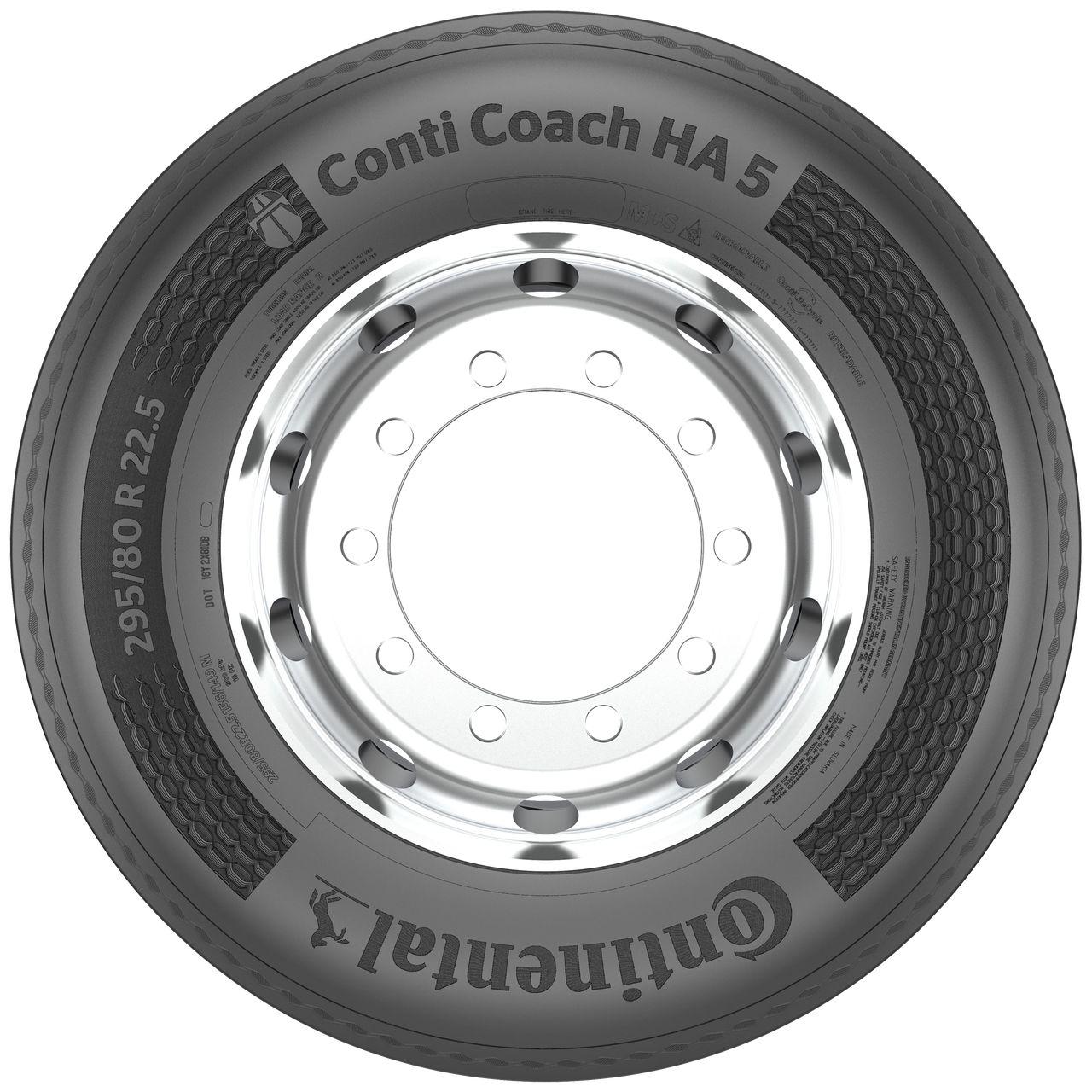 CONTINENTAL 295/80 R 22.5 TL  156/149M CONTI COACH HA5 16PR M+S 3PMSF RFID LRH