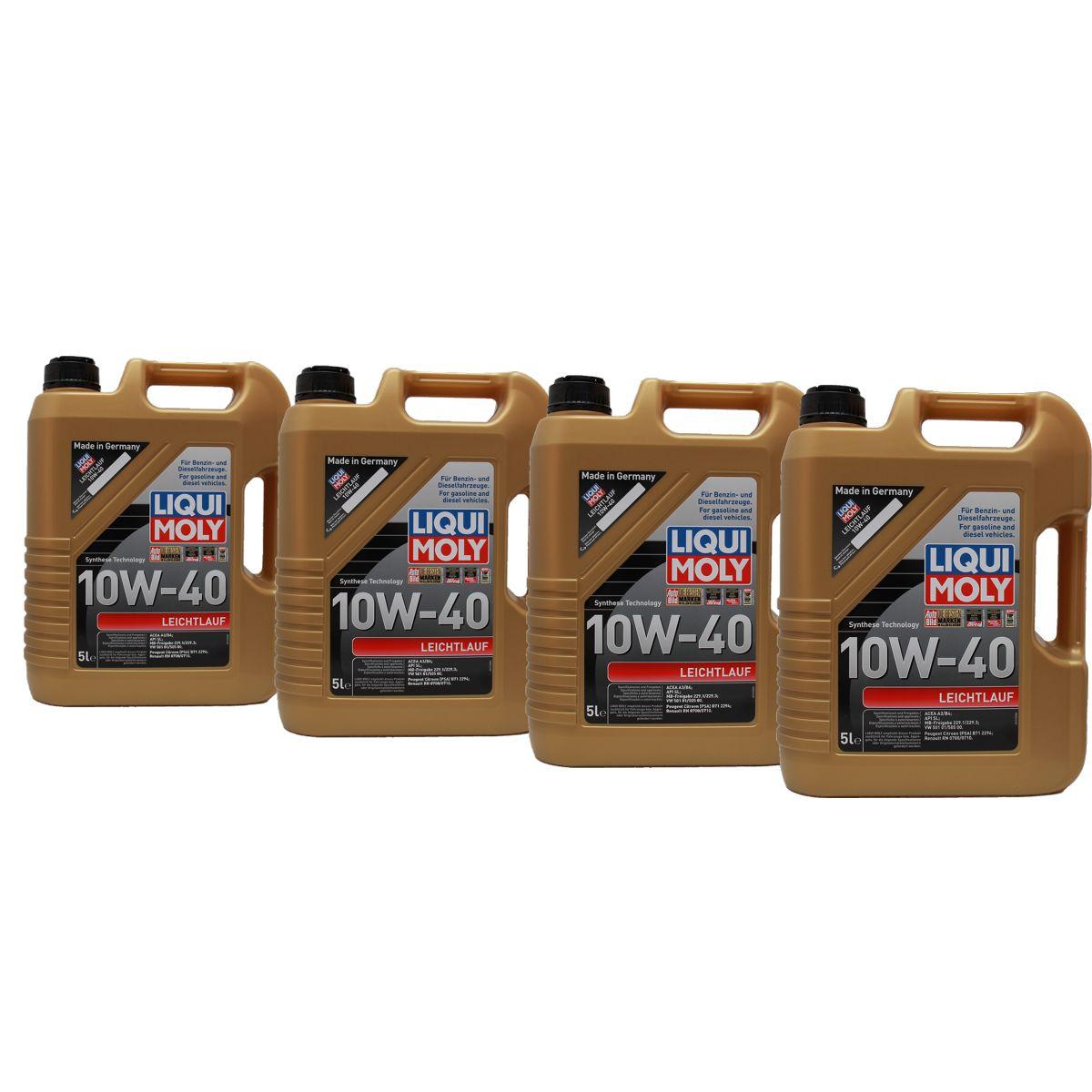 Liqui Moly Leichtlauf 10W-40 4x5 Liter