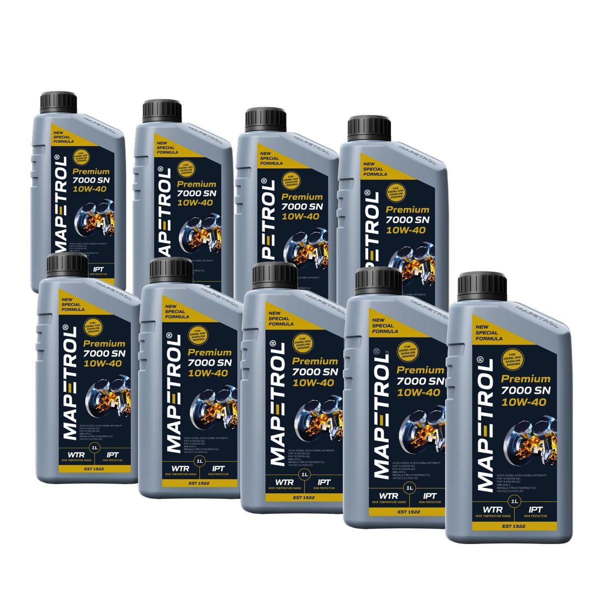 Mapetrol Premium 7000 SN 10W-40 9x1 Liter