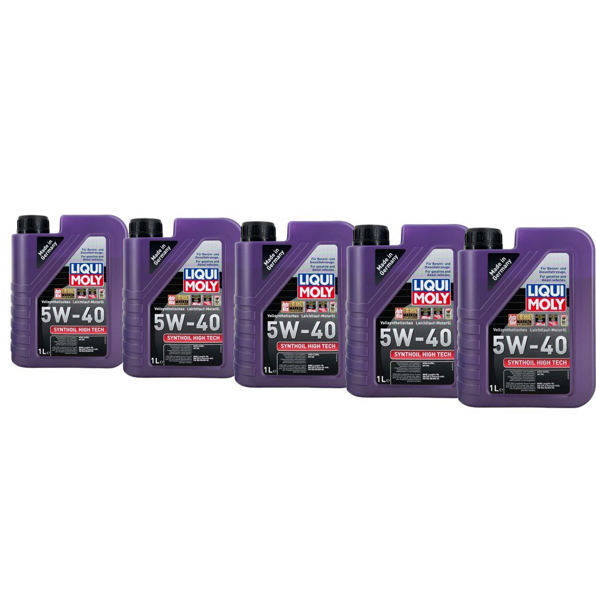 Liqui Moly Synthoil High Tech 5W-40 5x1 Liter