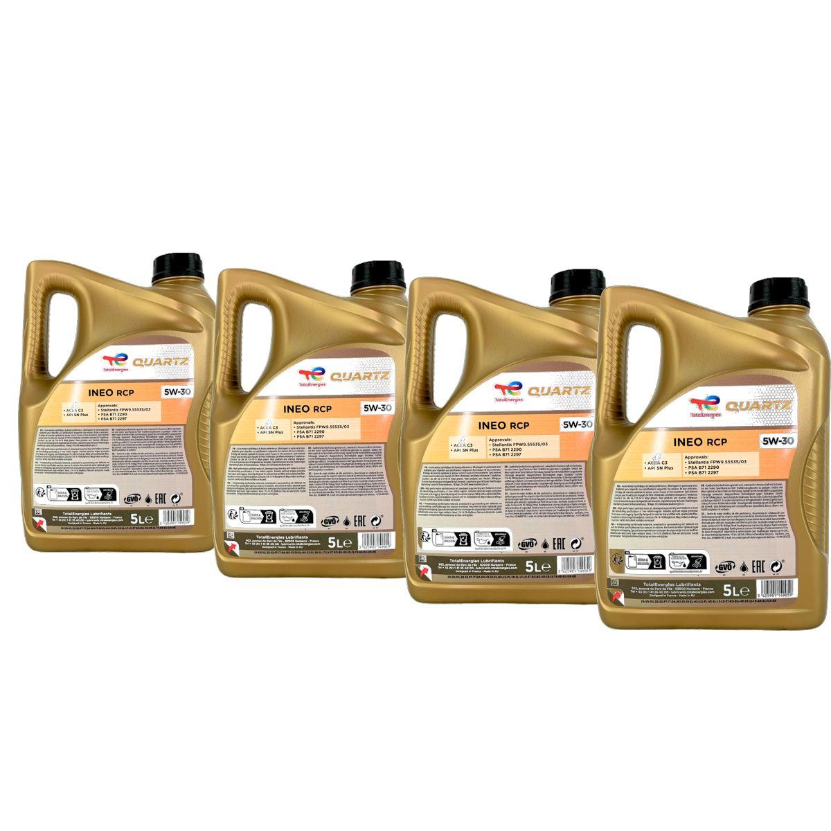 Total Quartz Ineo RCP 5W-30 4x5 Liter