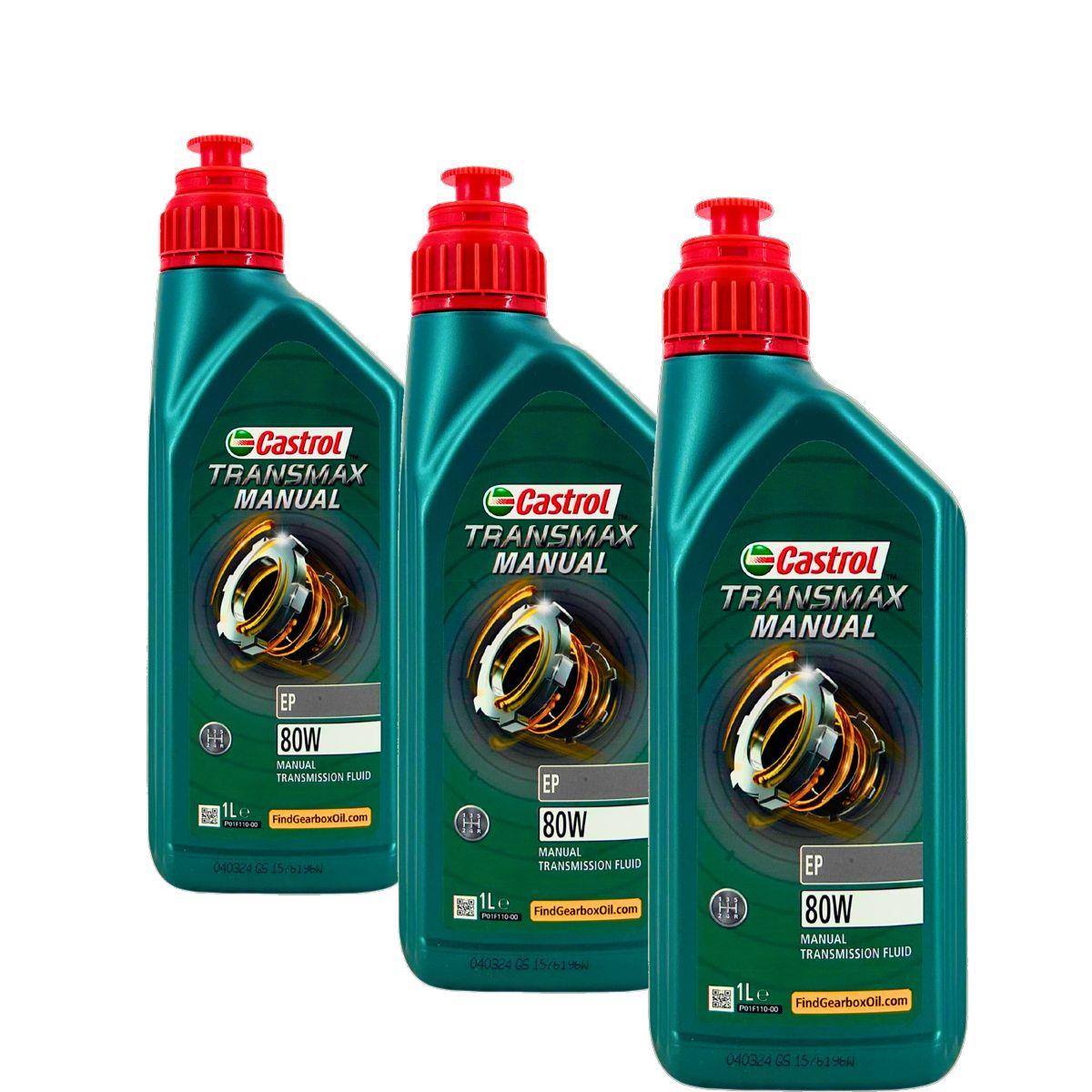 Castrol Transmax Manual EP 80W 3x1 Liter