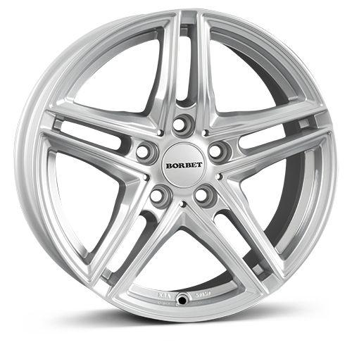 BORBET DESIGN XR brillantsilber 8.0Jx18 5x112 ET15