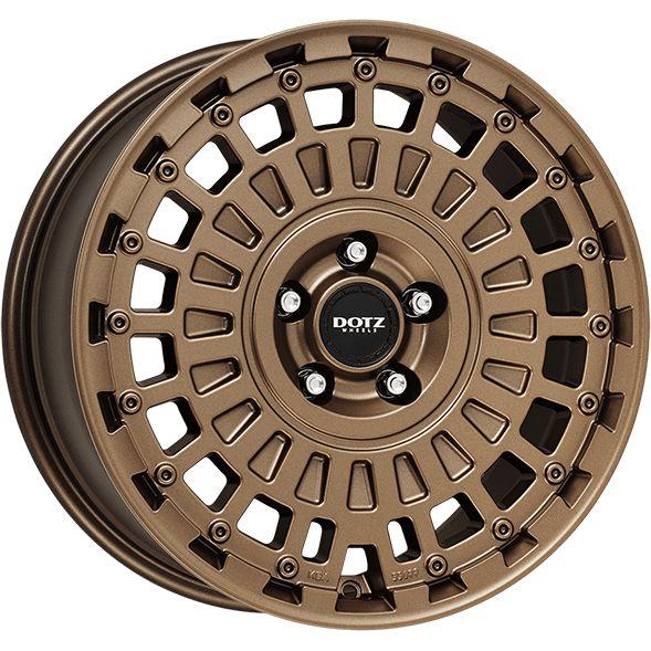 DOTZ TALARA BRONZE bronze matt 8.0Jx18 5x130 ET50