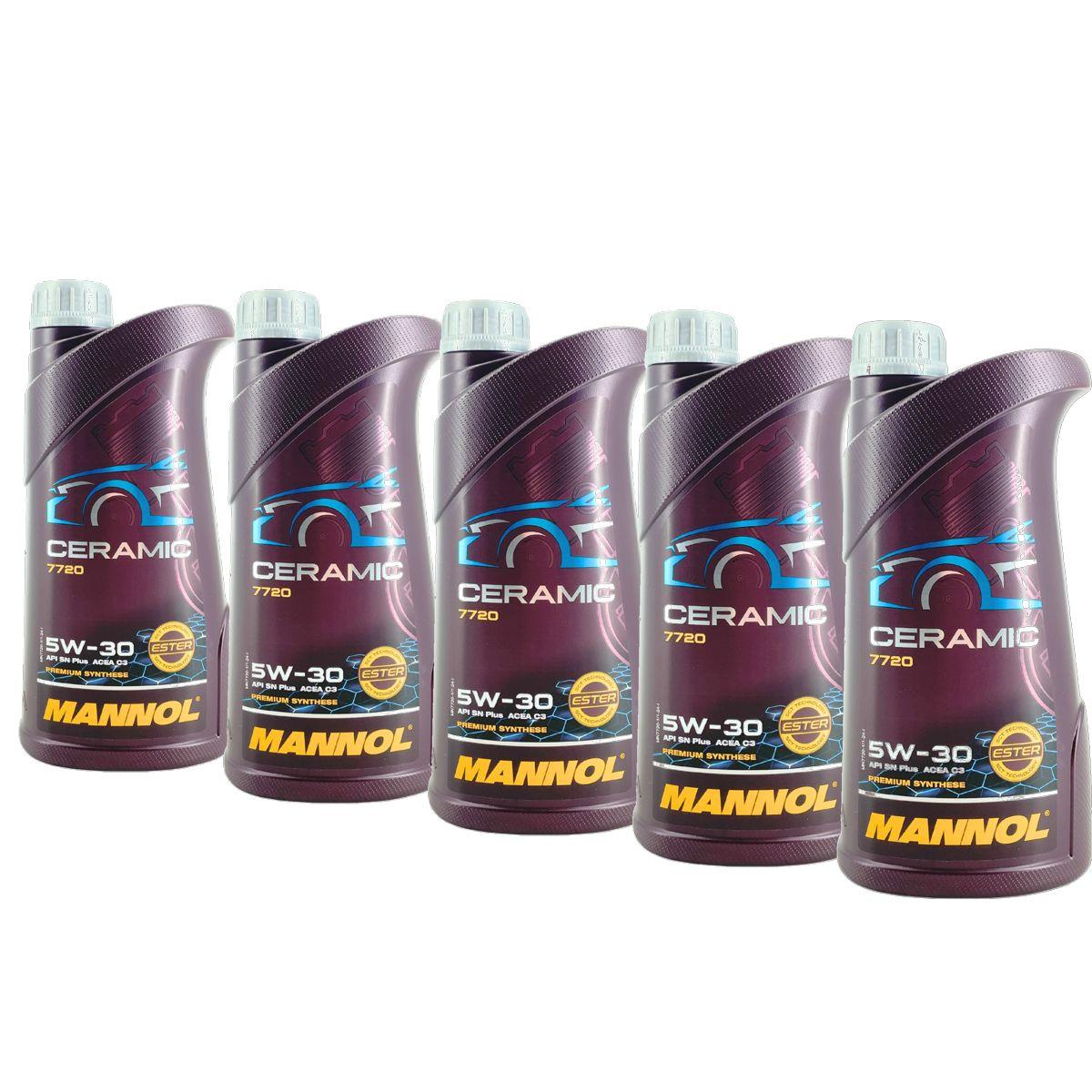 Mannol Ceramic 5W-30 5x1 Liter