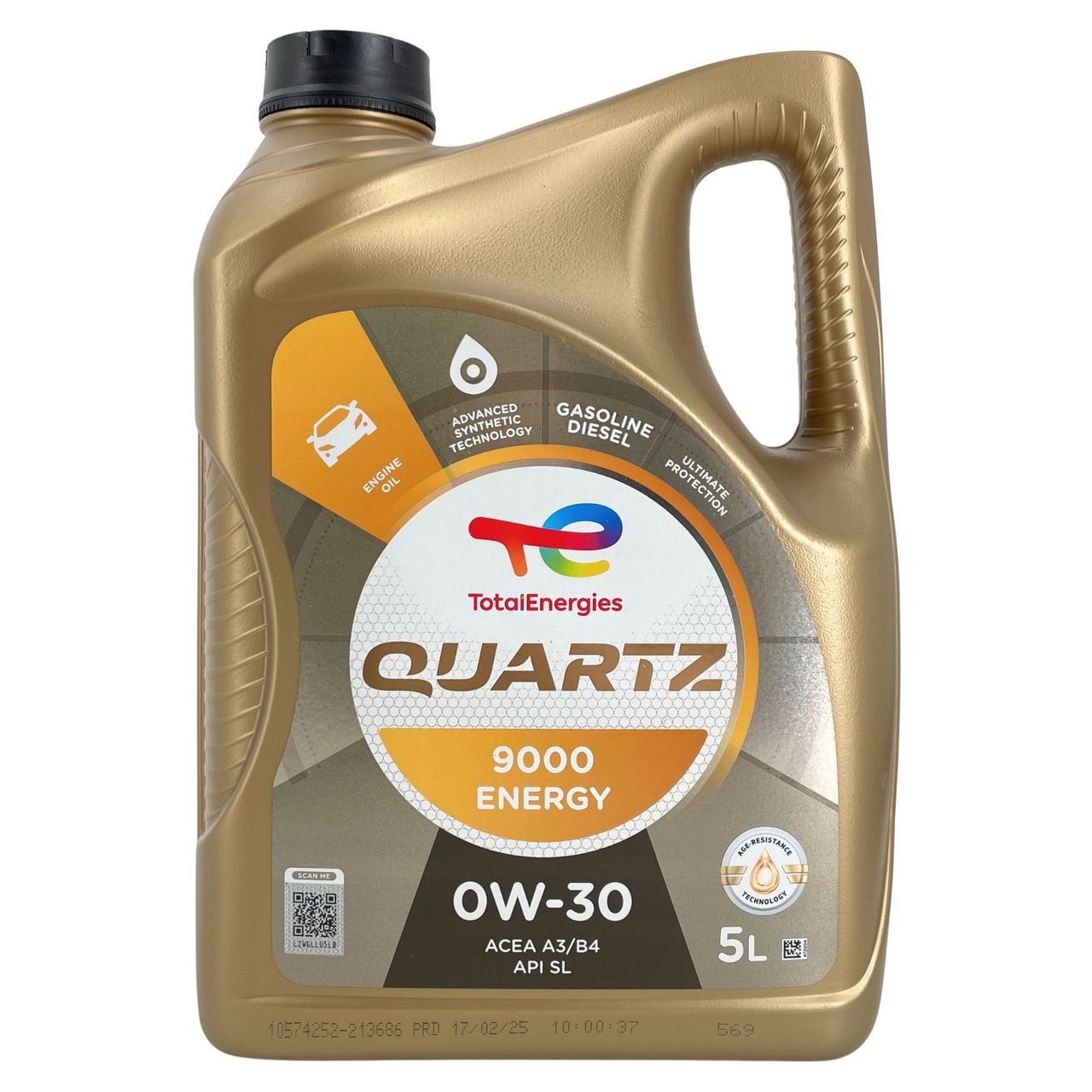 Total Quartz 9000 Energy 0W-30 5 Liter