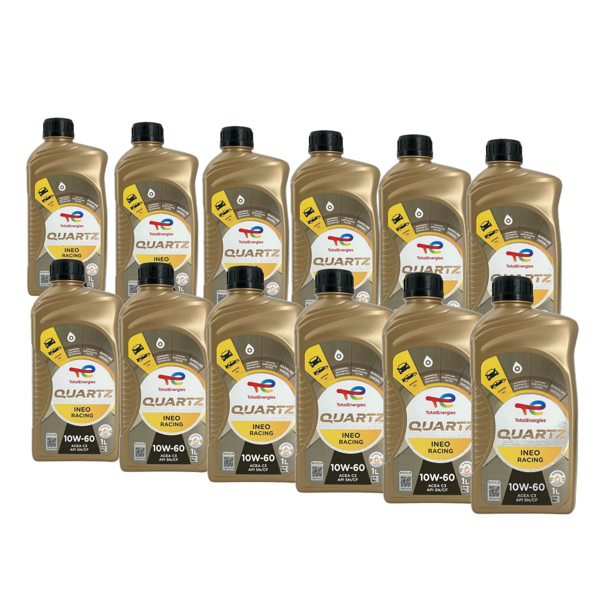 Total Quartz Ineo Racing 10W-60 12x1 Liter