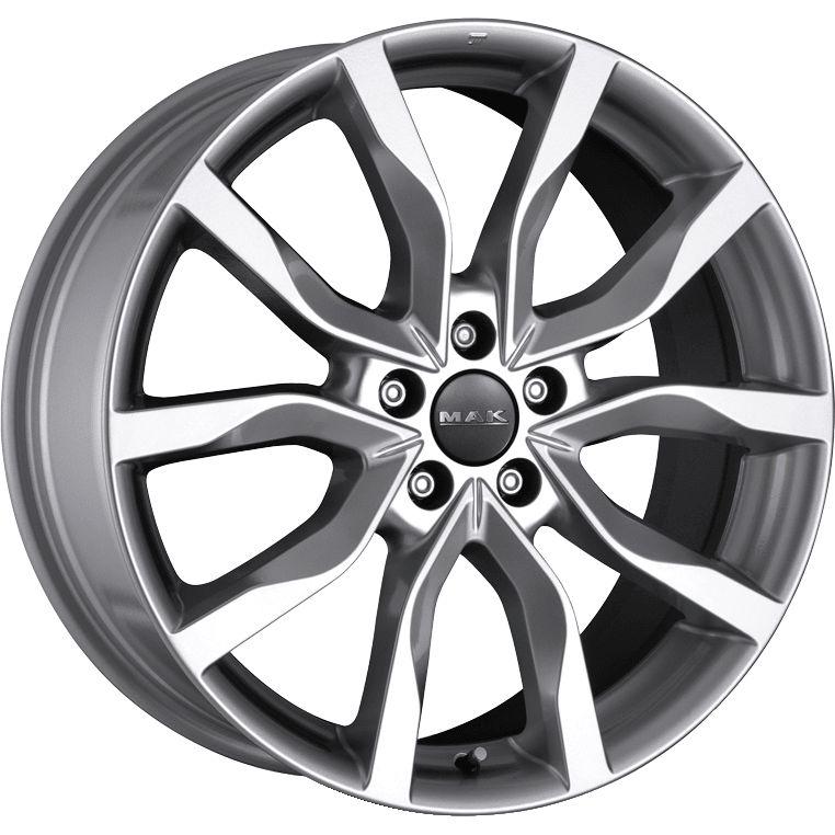 MAK HIGHLANDS silver 9.5Jx20 5x120 ET29