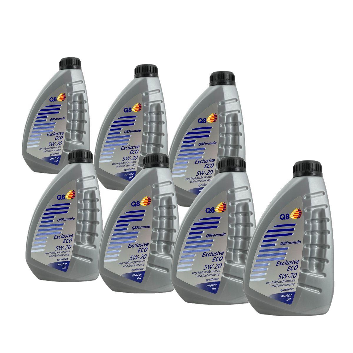 Q8 Formula Exclusive Eco 5W-20 7x1 Liter