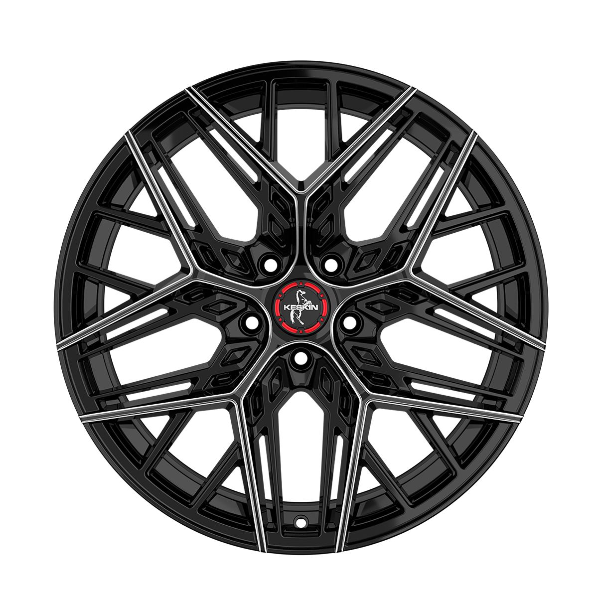 KESKIN WHEELS KT25 PEARL black secret diamond 8.5Jx20 5x120 ET30