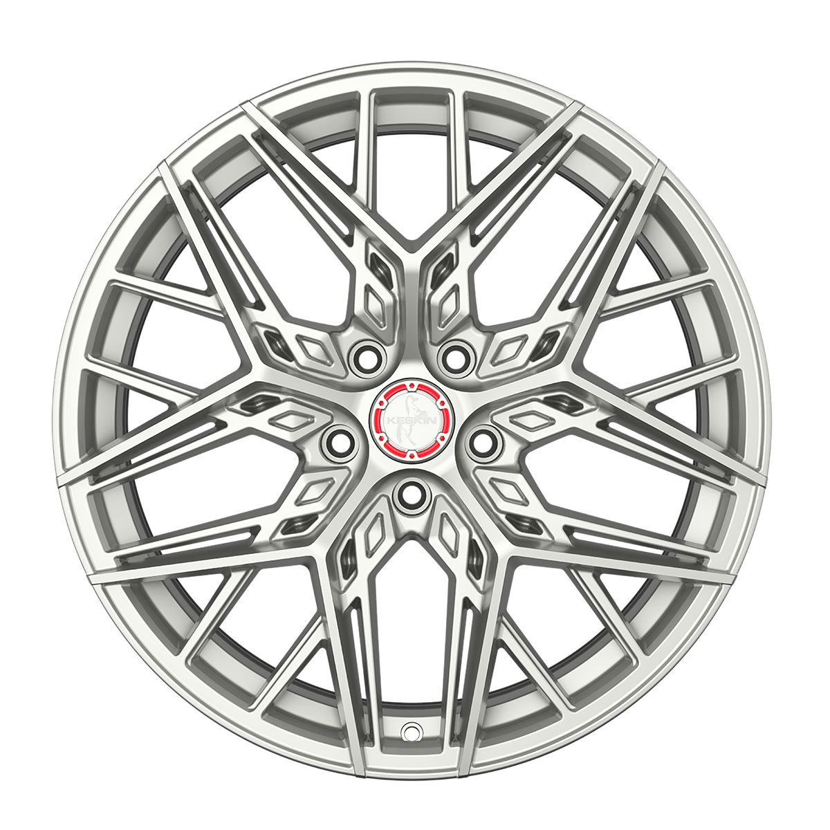 KESKIN WHEELS KT25 PEARL silver painted 8.5Jx20 5x114.3 ET35