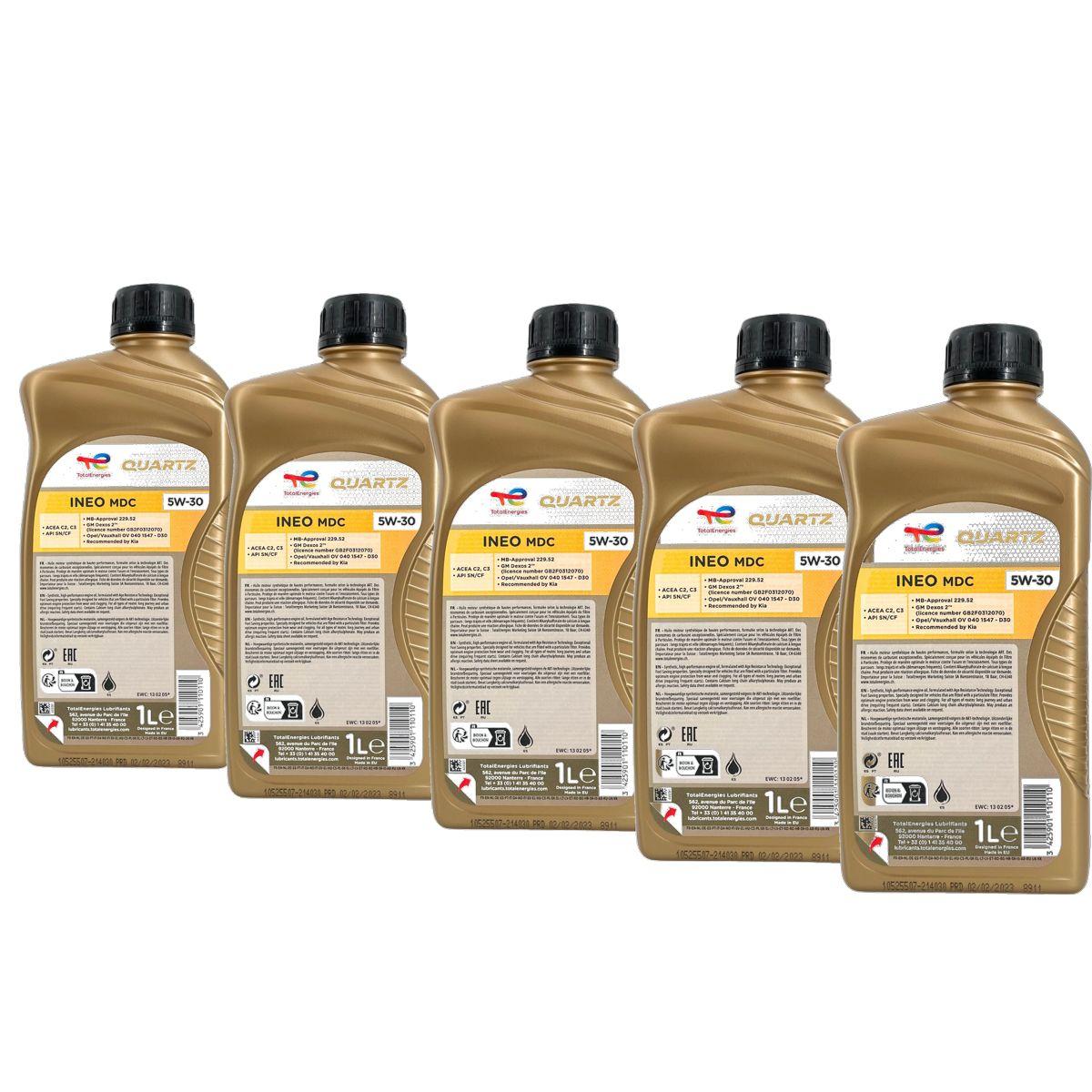 Total Quartz Ineo MDC 5W-30 5x1 Liter