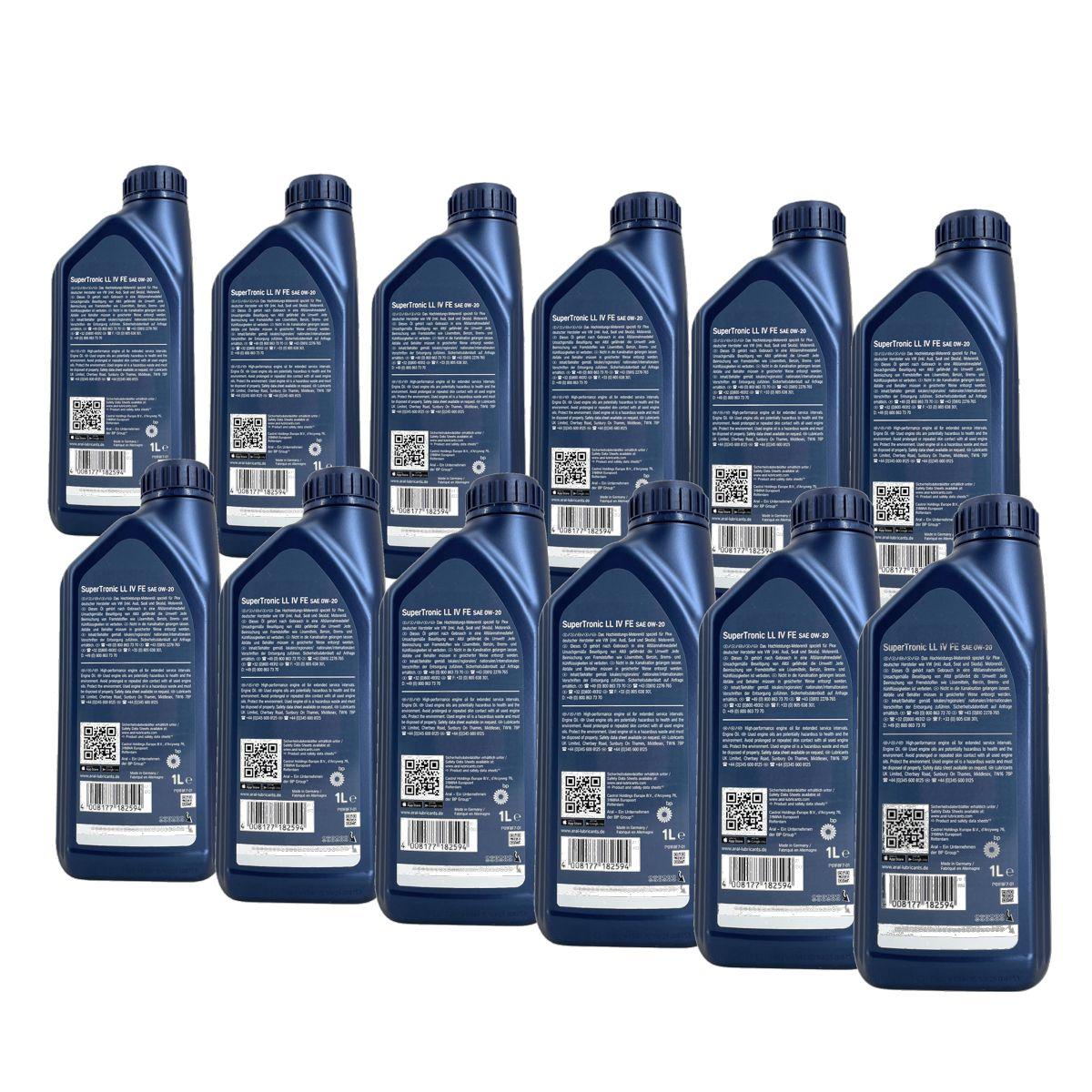 Aral SuperTronic LL IV FE 0W-20 12x1 Liter