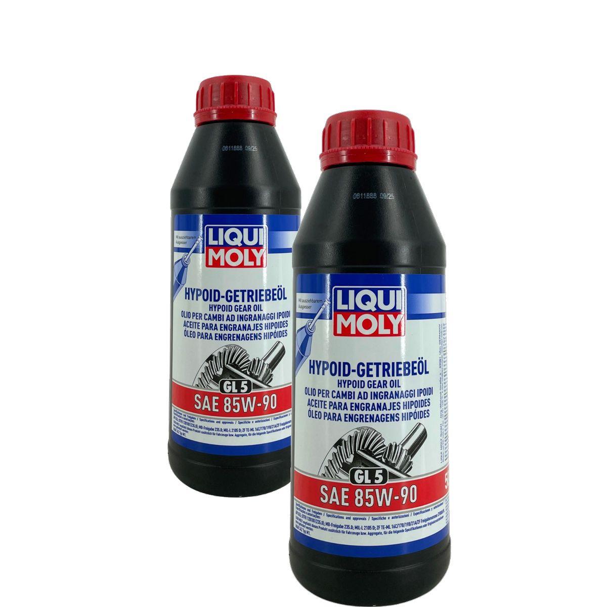 Liqui Moly Hypoid-Getriebeöl (GL5) SAE 85W-90 2x500 ML