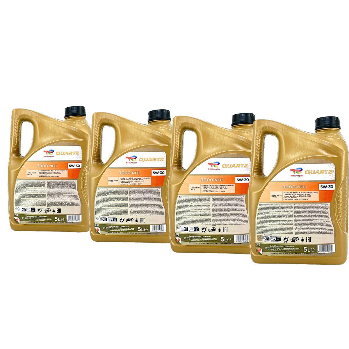 Total Quartz 9000 NFC 5W-30 4x5 Liter