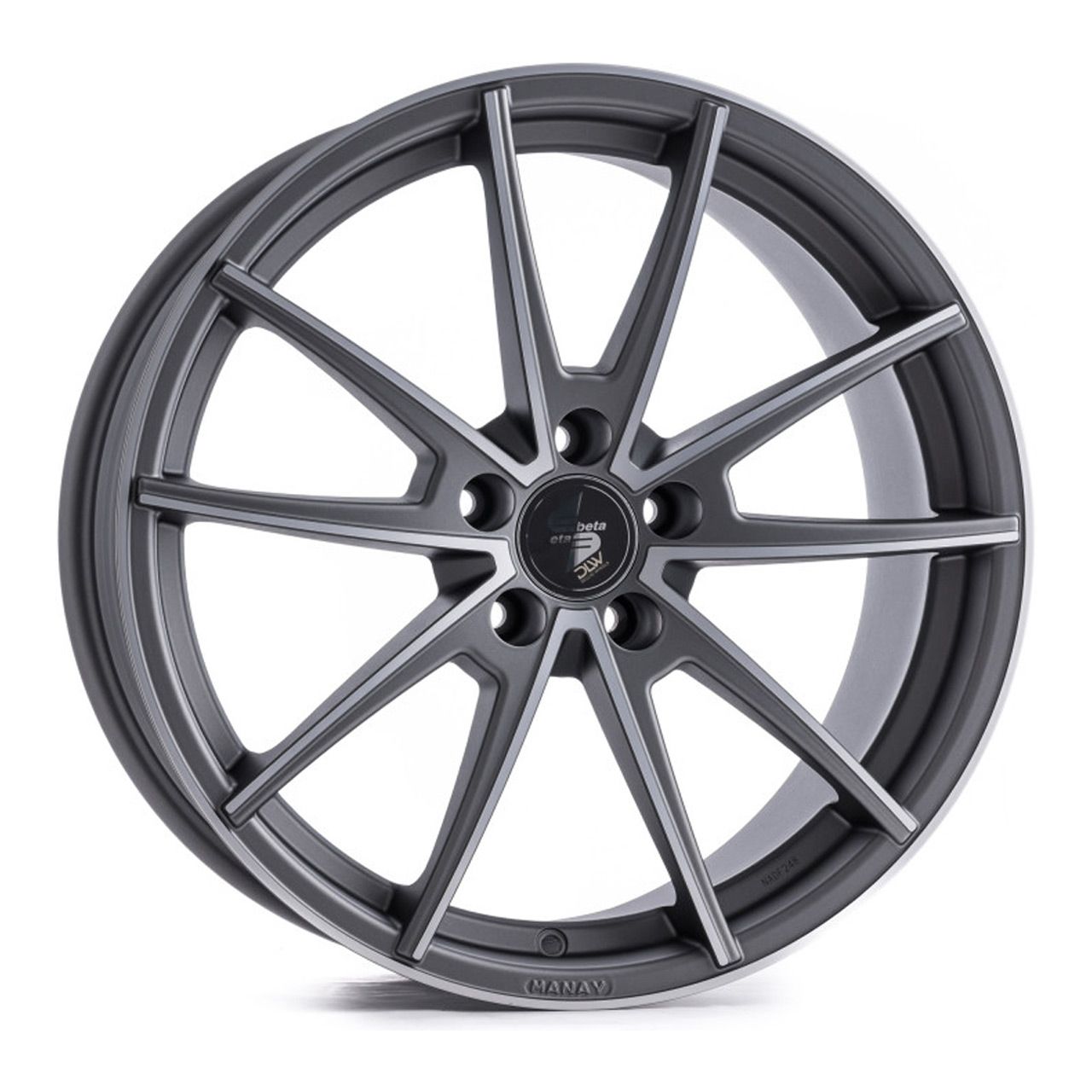 ETABETA MANAY-K anthracite matt full polished 9.5Jx19 5x112 ET35