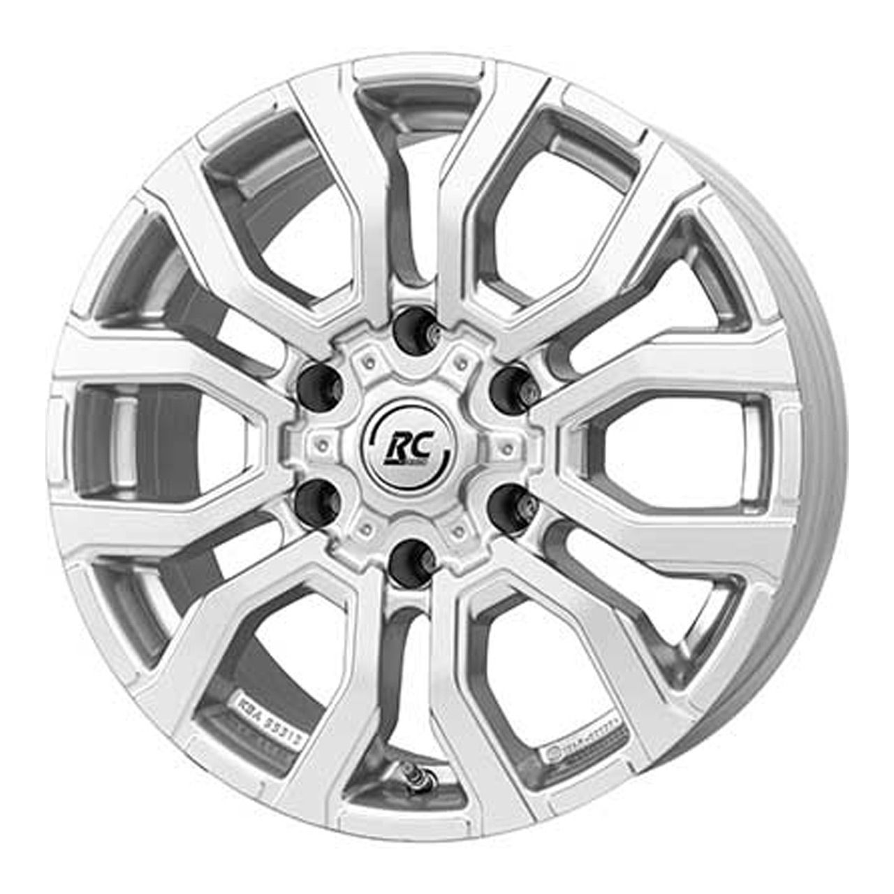 RC-DESIGN RC35 kristallsilber (ks) 6.5Jx17 6x130 ET54