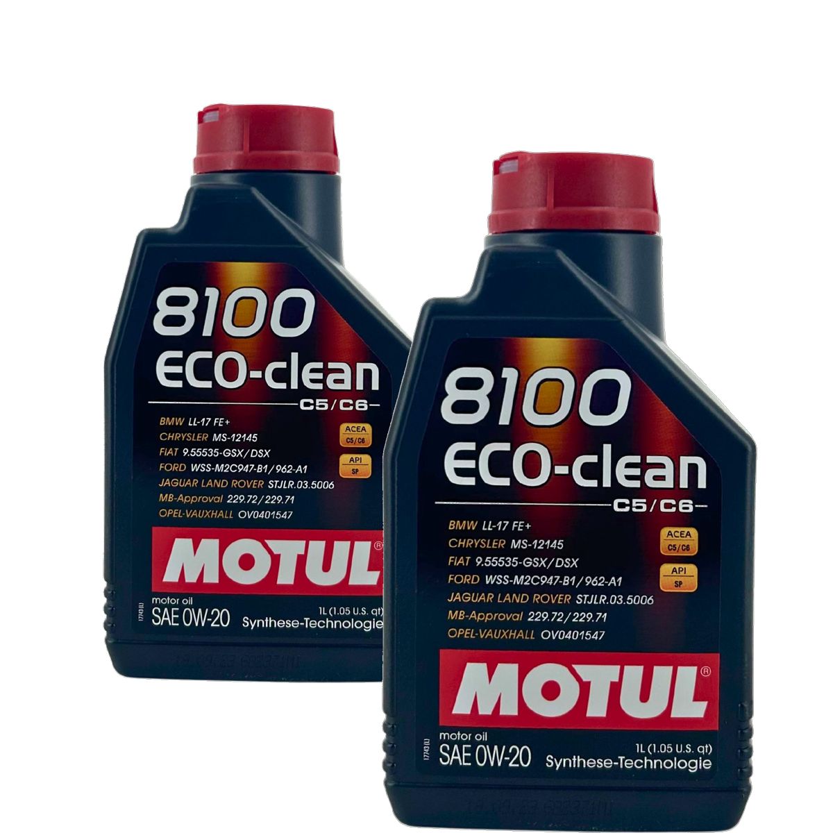 Motul 8100 Eco-clean 0W-20 2x1 Liter