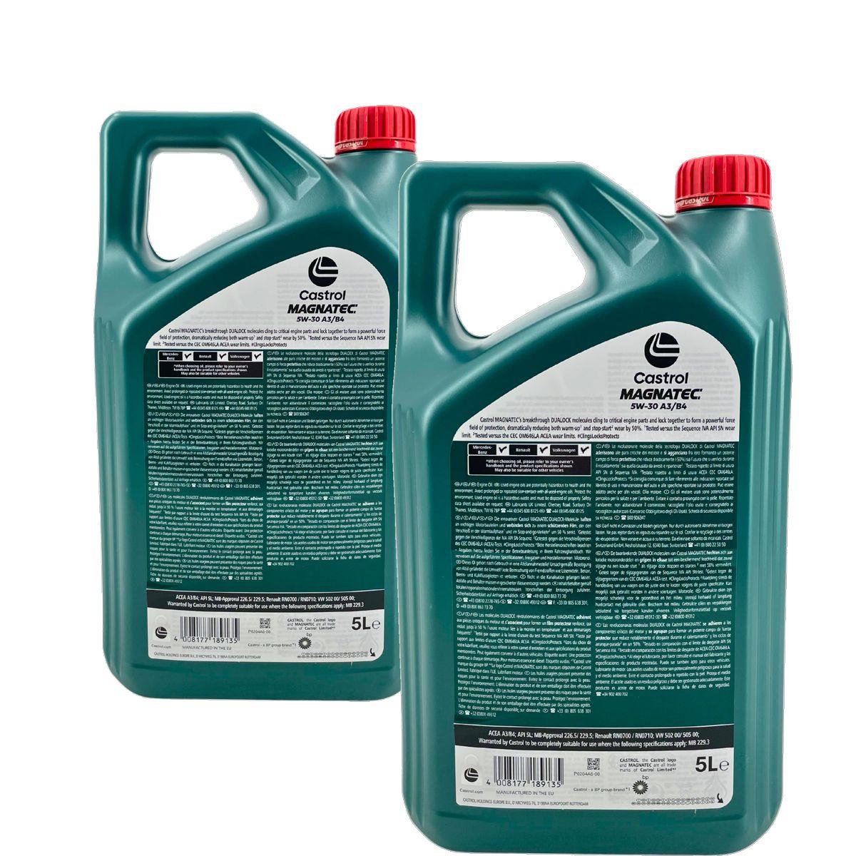 Castrol Magnatec 5W-30 A3/B4 2x5 Liter