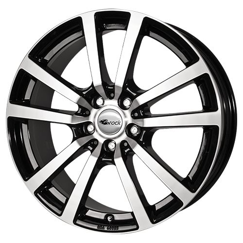 RC-DESIGN RC25 schwarz glänzend frontpoliert 8.5Jx19 5x127 ET50