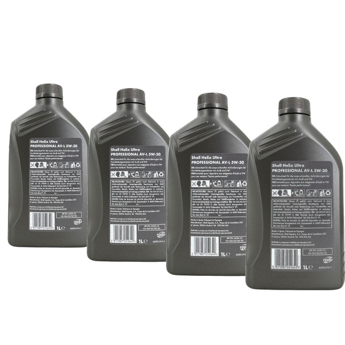 Shell Helix Ultra Professional AV-L 5W-30 4x1 Liter