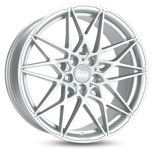 MAM WHEELS MAM B2 silver painted 8.5Jx20 5x112 ET30