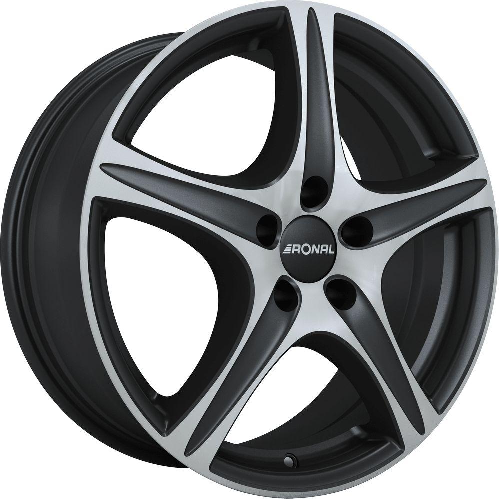 RONAL R56 mattschwarz-frontkopiert 7.0Jx17 5x112 ET45