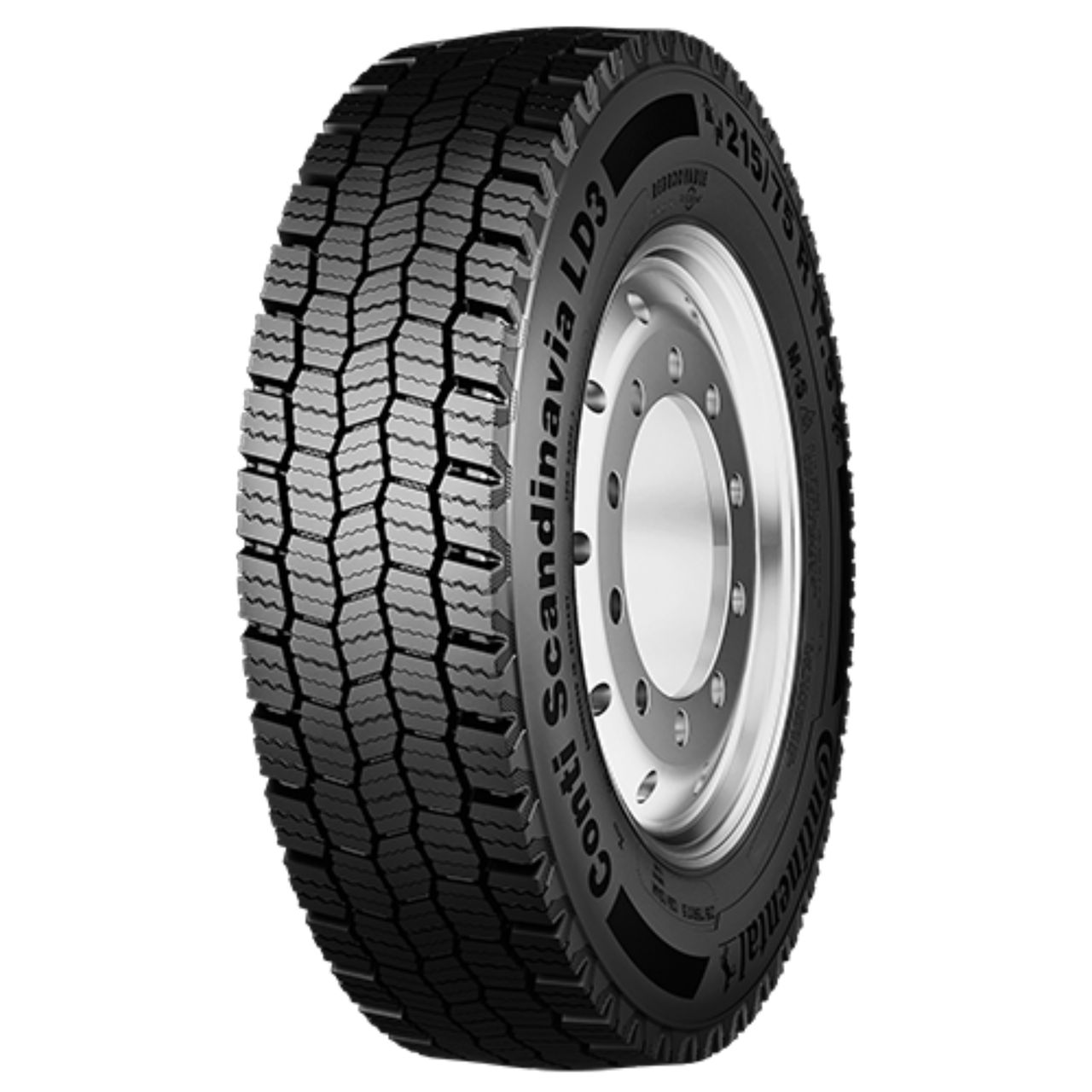 CONTINENTAL 215/75 R 17.5 TL 126/124M CONTI SCANDINAVIA LD3 12PR M+S 3PMSF