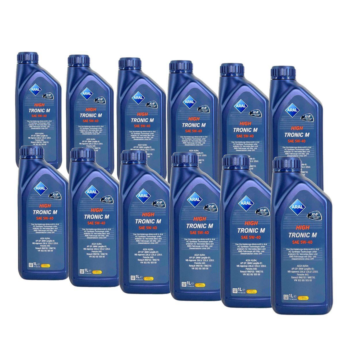 Aral HighTronic M 5W-40 12x1 Liter