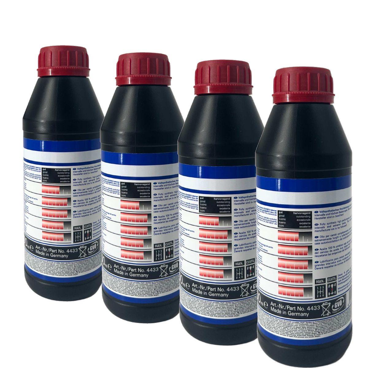 Liqui Moly Hochleistungs-Getriebeöl (GL4+) SAE 75W-90 4x500 ML