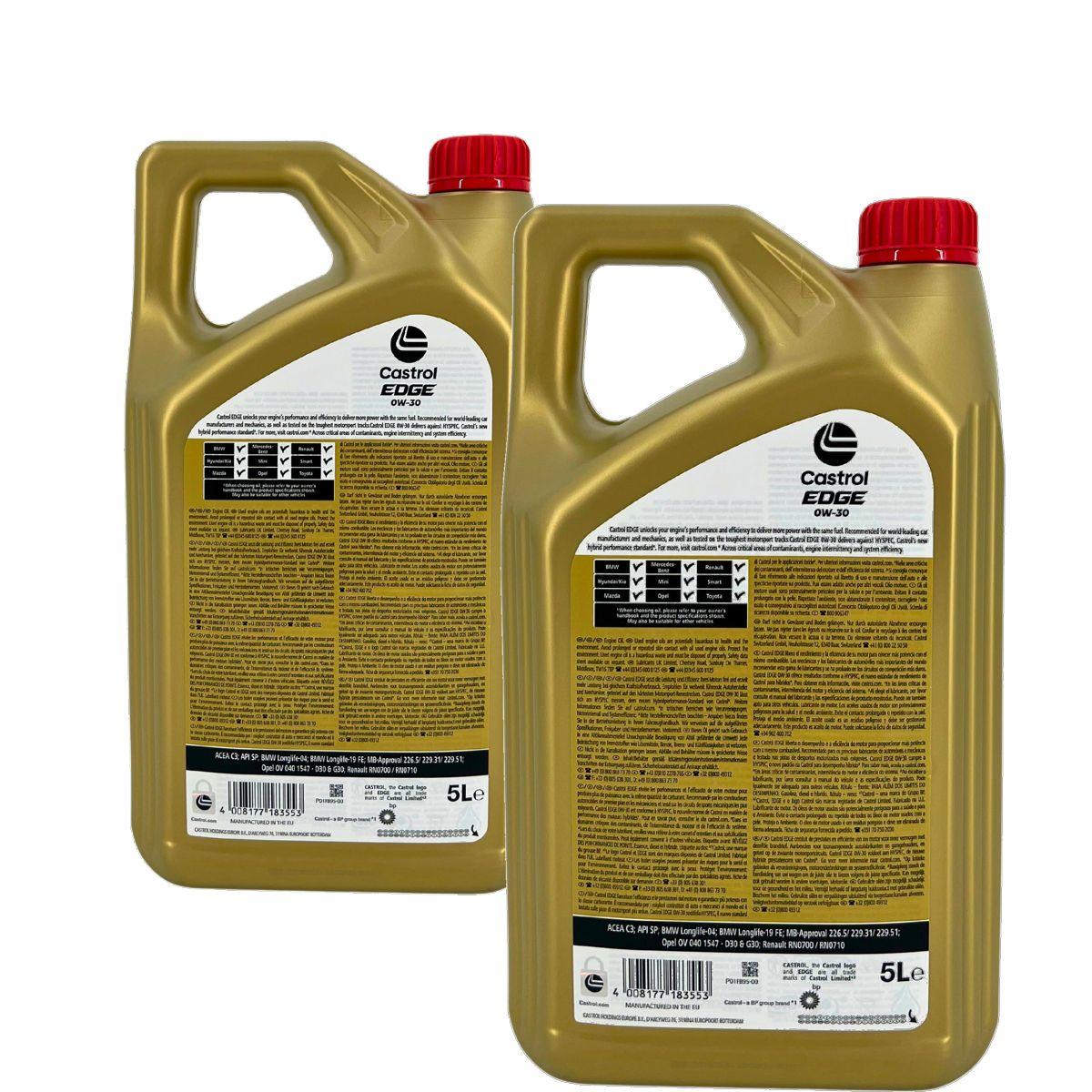 Castrol Edge 0W-30 2x5 Liter