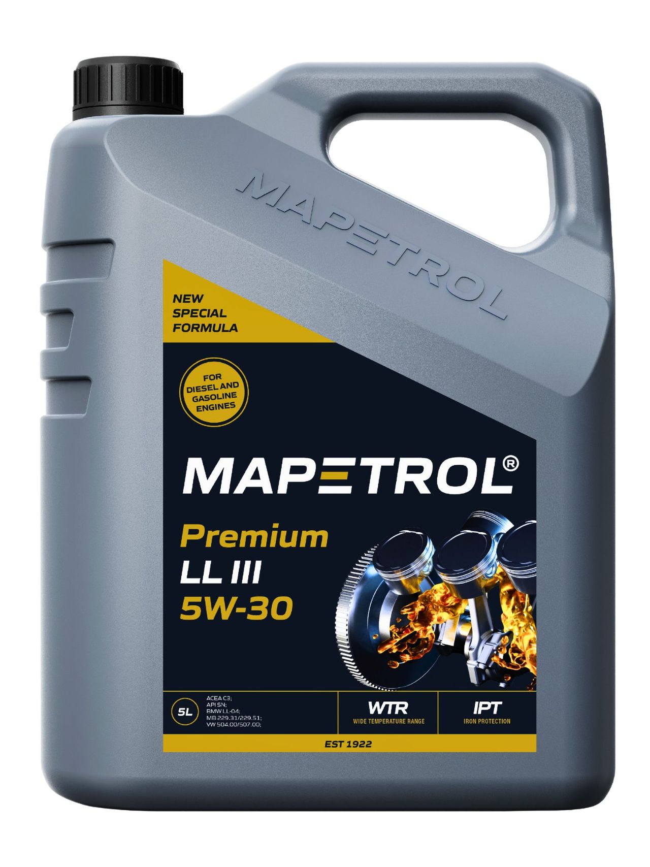 Mapetrol Premium LL III 5W-30 5 Liter
