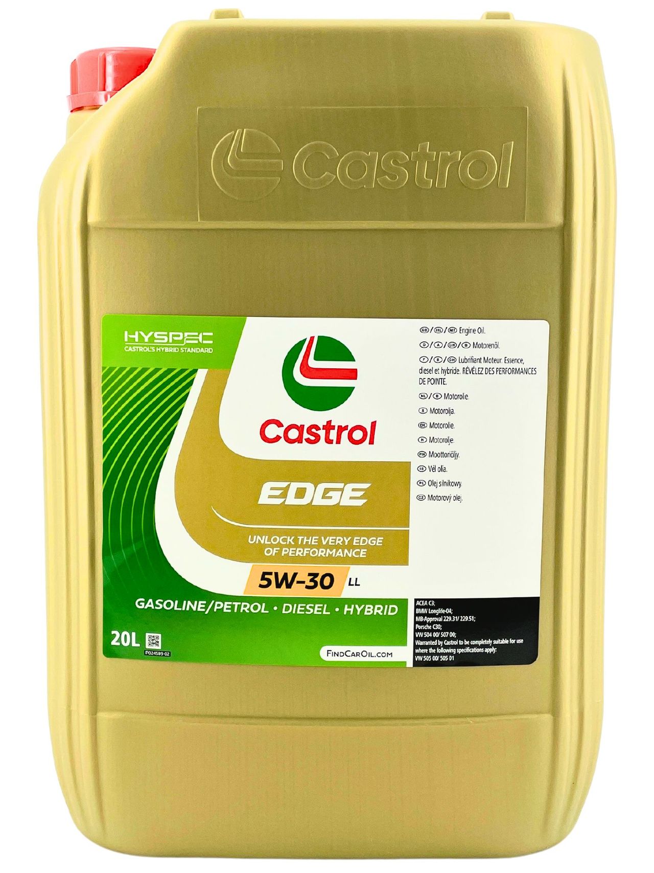 Castrol Edge 5W-30 LL 20 Liter