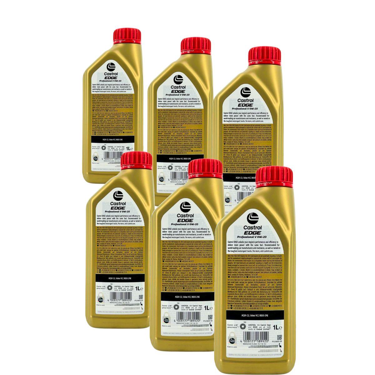 Castrol Edge Professional V 0W-20 6x1 Liter