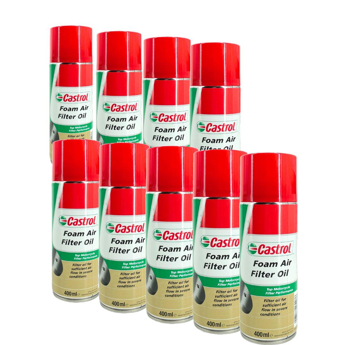 Castrol Foam Air Filter Oil / Luftfilteröl Spray 9x400 ML