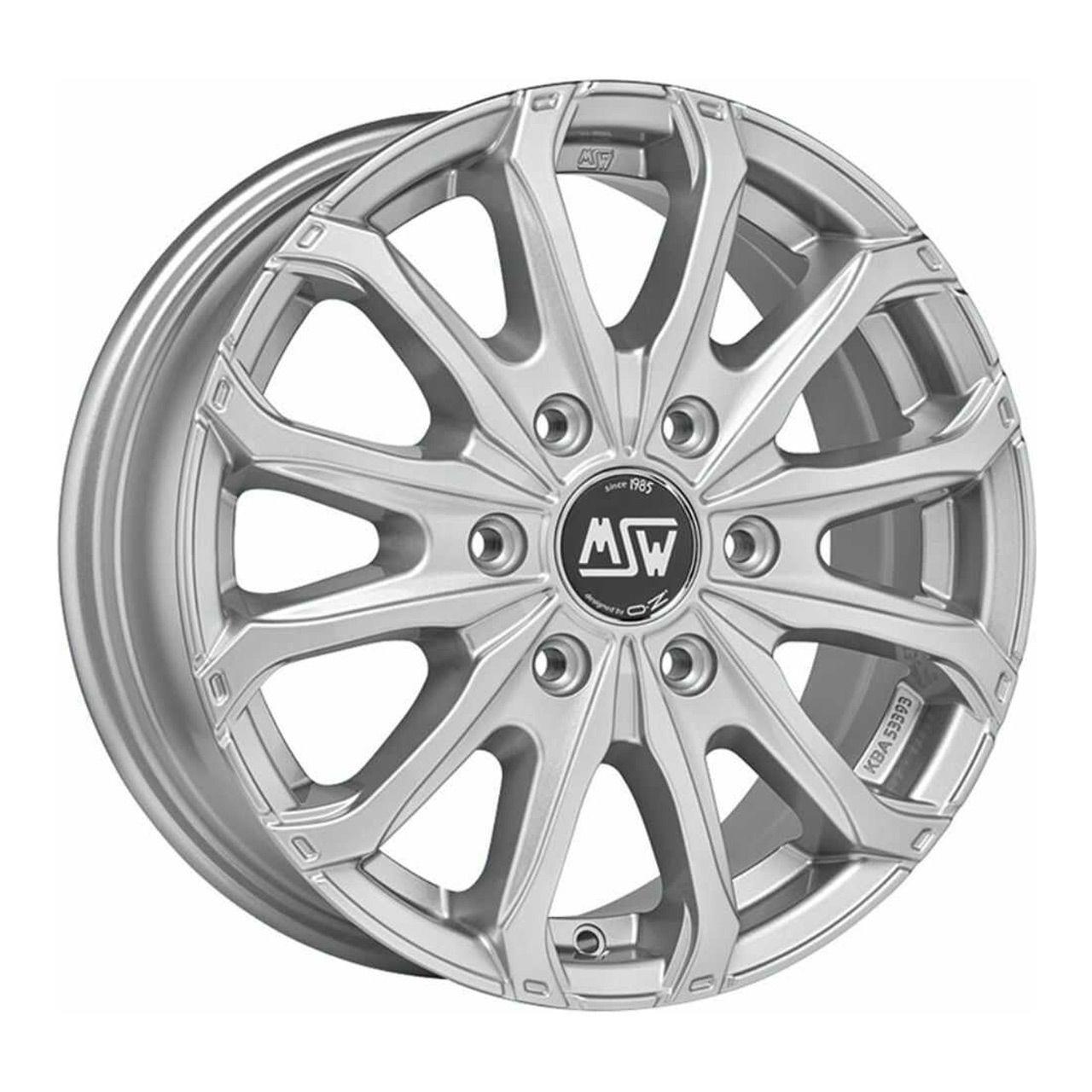 MSW (OZ) MSW 48 VAN 6H full silver 6.5Jx16 6x120 ET50