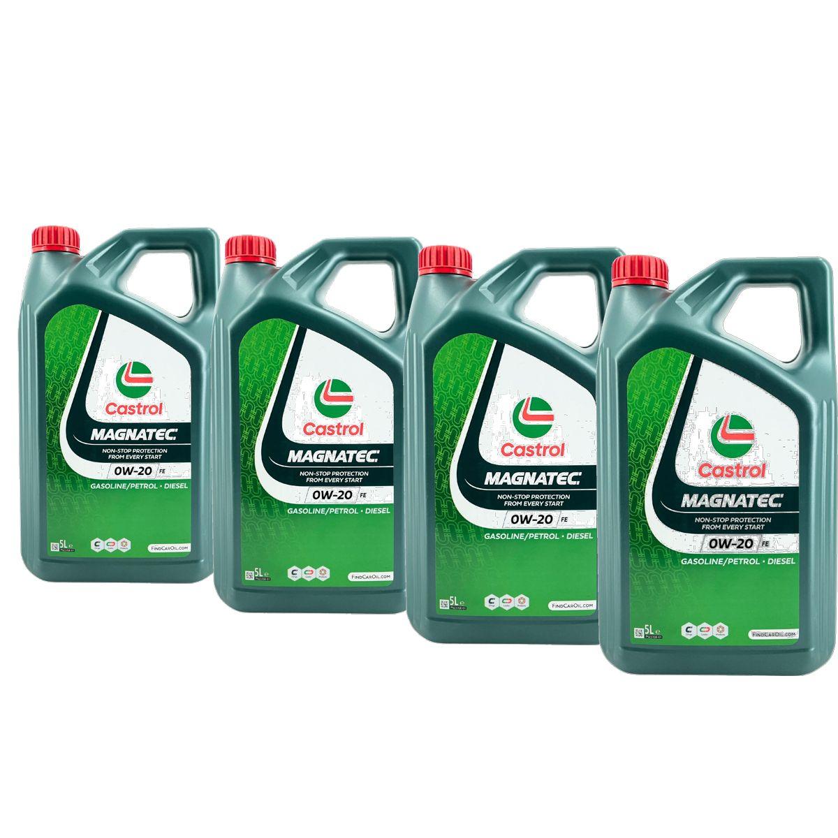 Castrol Magnatec 0W-20 FE 4x5 Liter