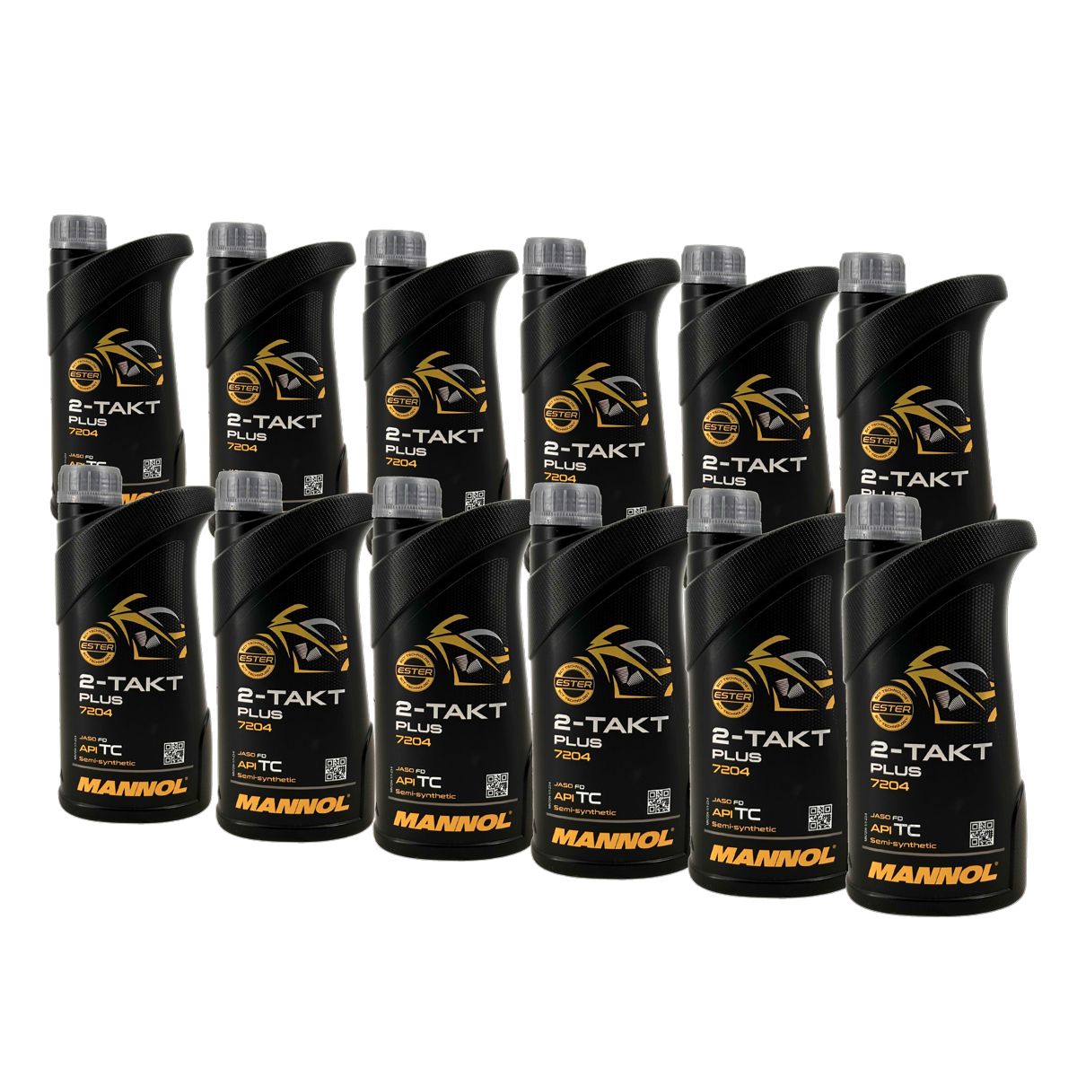 Mannol 2-Takt Plus 12x1 Liter